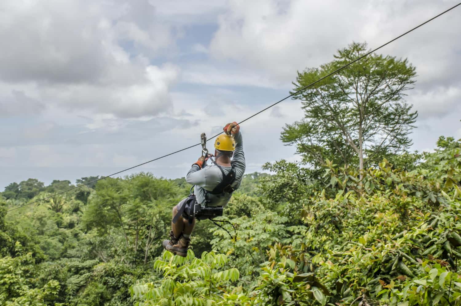 Experience the Zipline Boracay in Philippines Honeymoon Packages