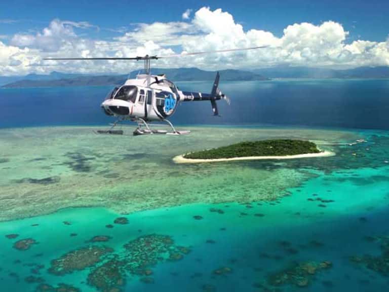 Helicopter Ride over the waters of Maldives in Maldives Honeymoon Packages