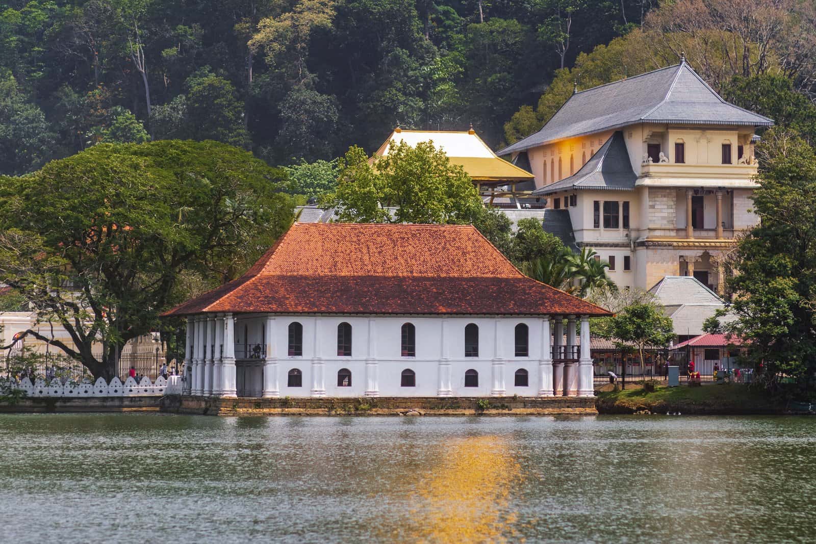 Kandy Lake in India Group Tours