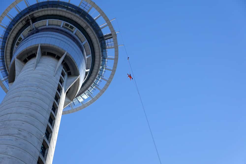 Leap off the edge of the Sky Tower in New Zealand Honeymoon Packages