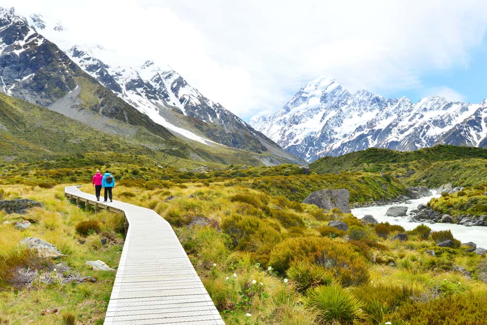 Mount Cook National Park in New Zealand Honeymoon Packages