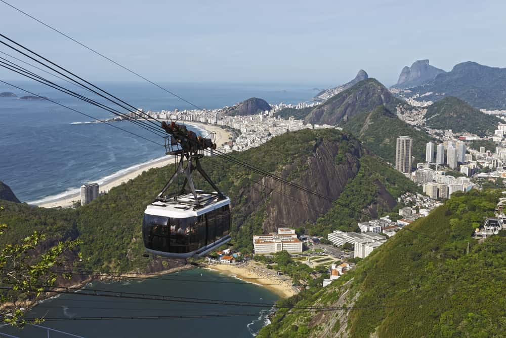 Sugar Loaf Mountain in South America