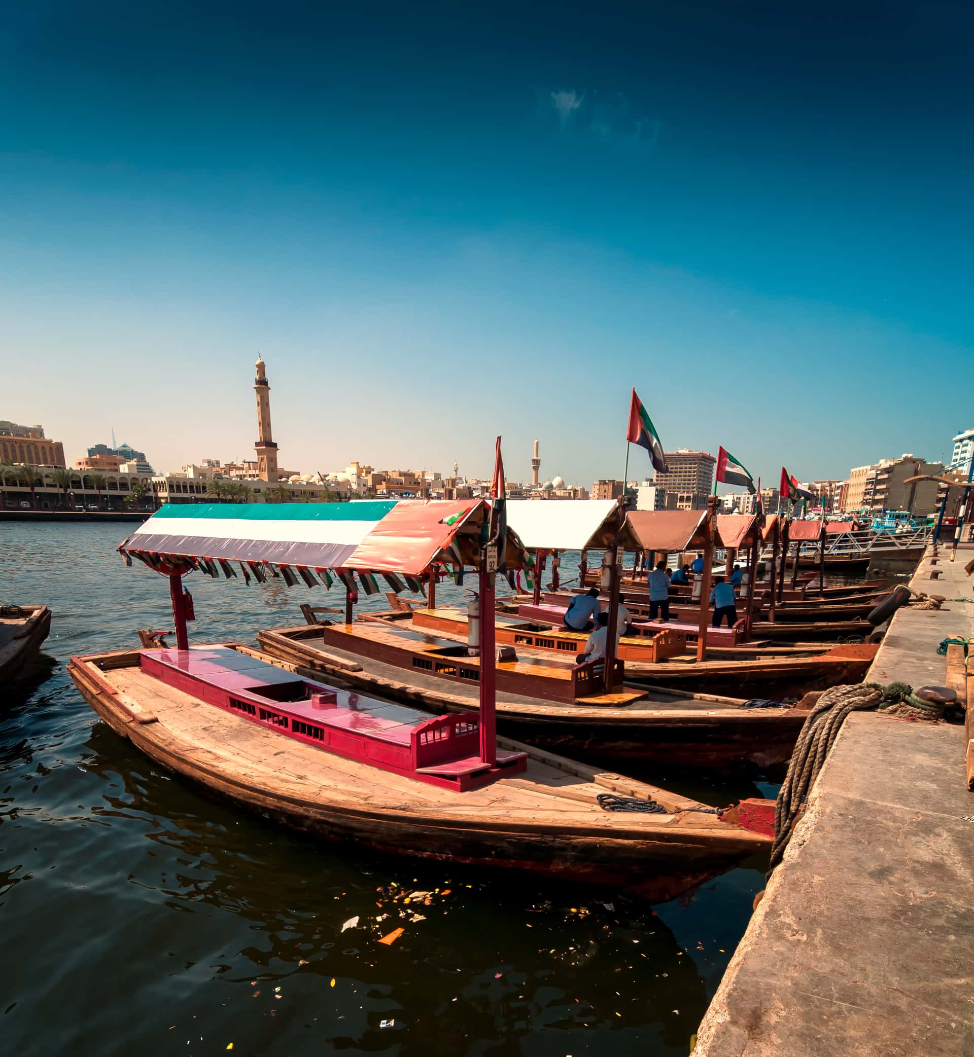 Enjoy An Abra Ride in Dubai Group Tour