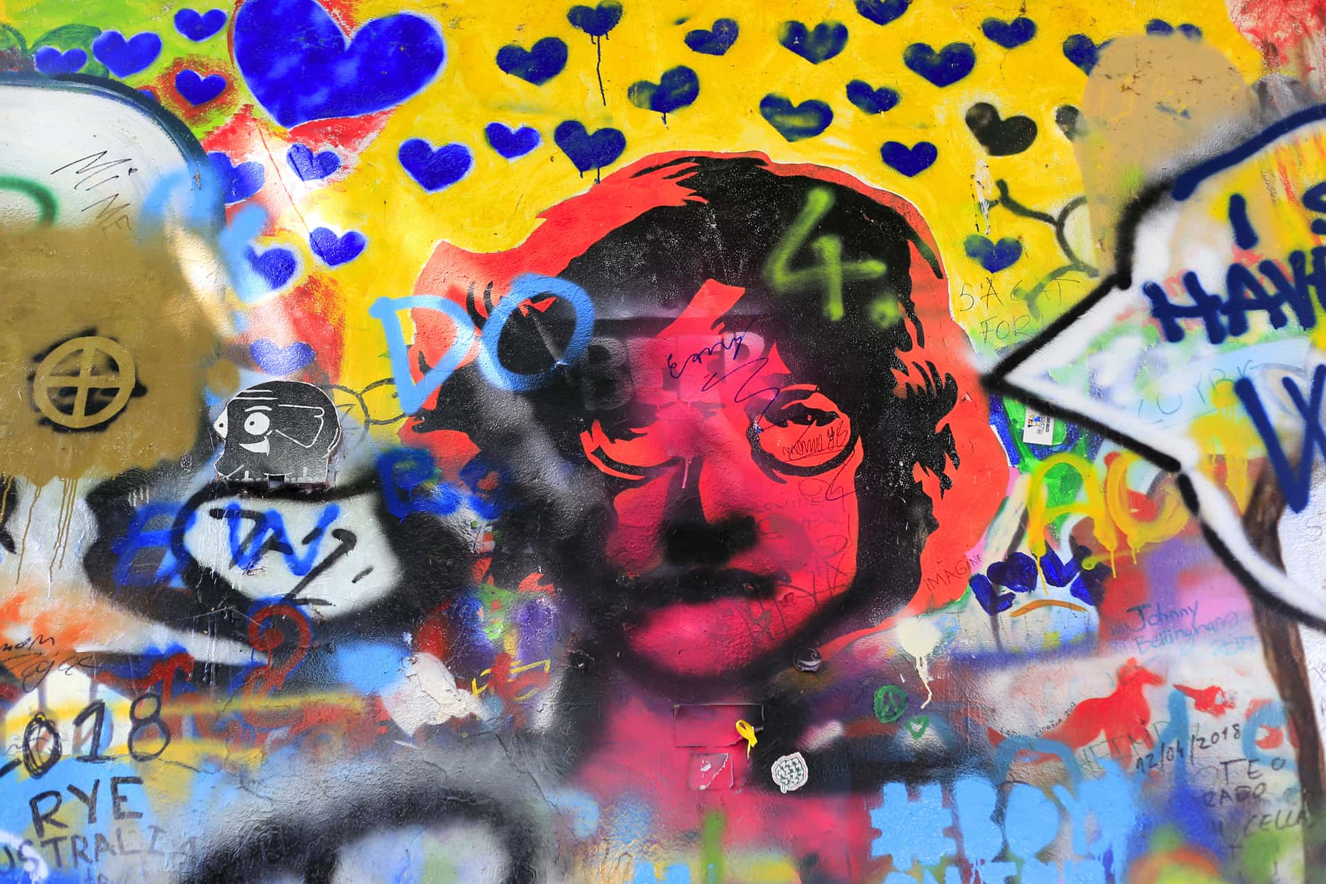 Get a chance to visit the amazing Lennon Wall in All of East Europe