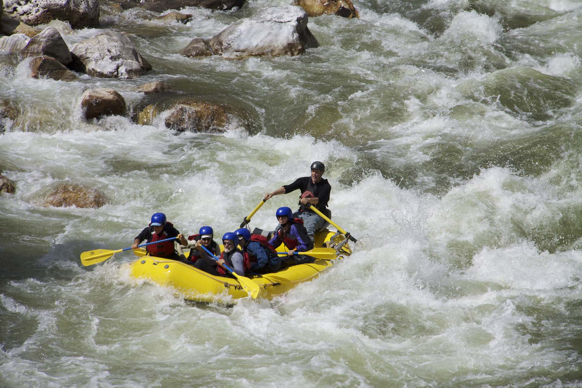 Experience Thrilling Rafting in India Group Tours