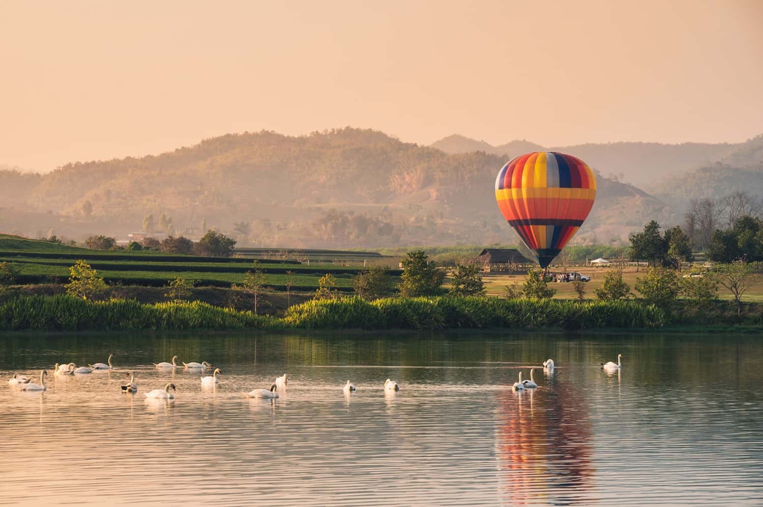 Hot Air Ballooning In Dambula in India Group Tours