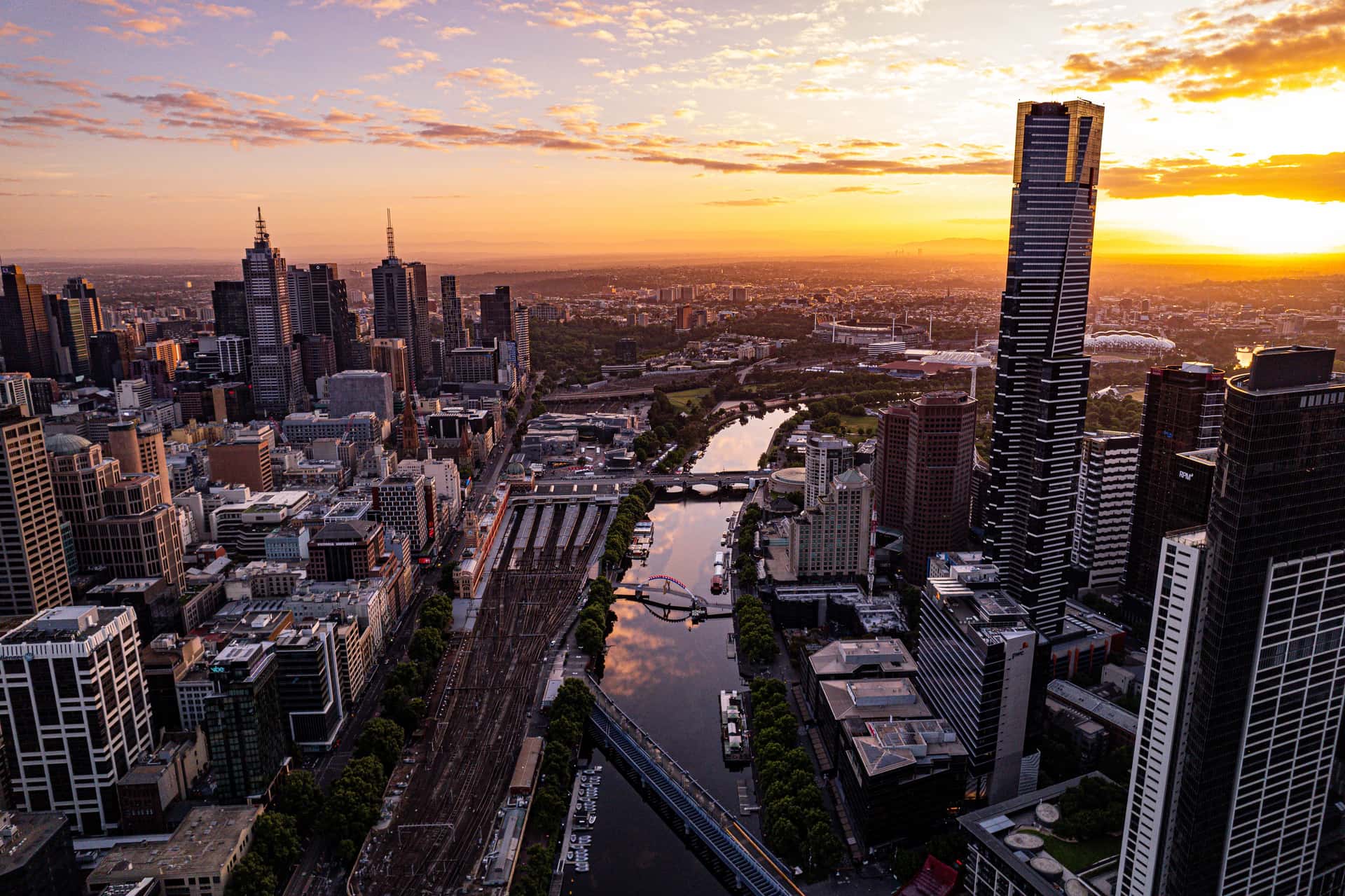 Try Melbourne sunset kayak tour in Australia Honeymoon Packages