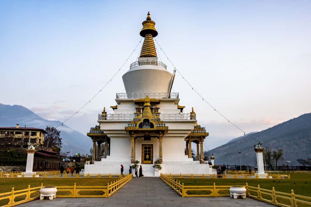 Memorial Chorten in India Group Tours