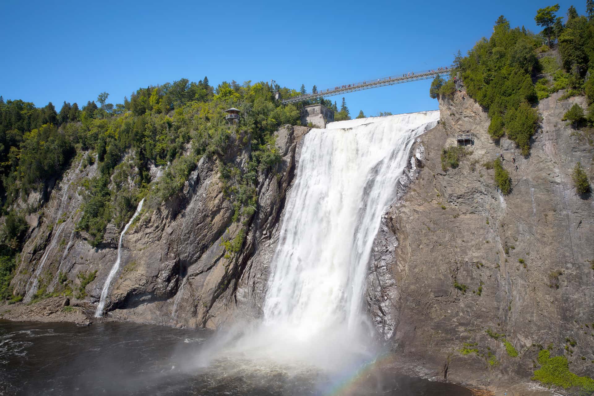 Montmorency Falls in Canada Group Tours