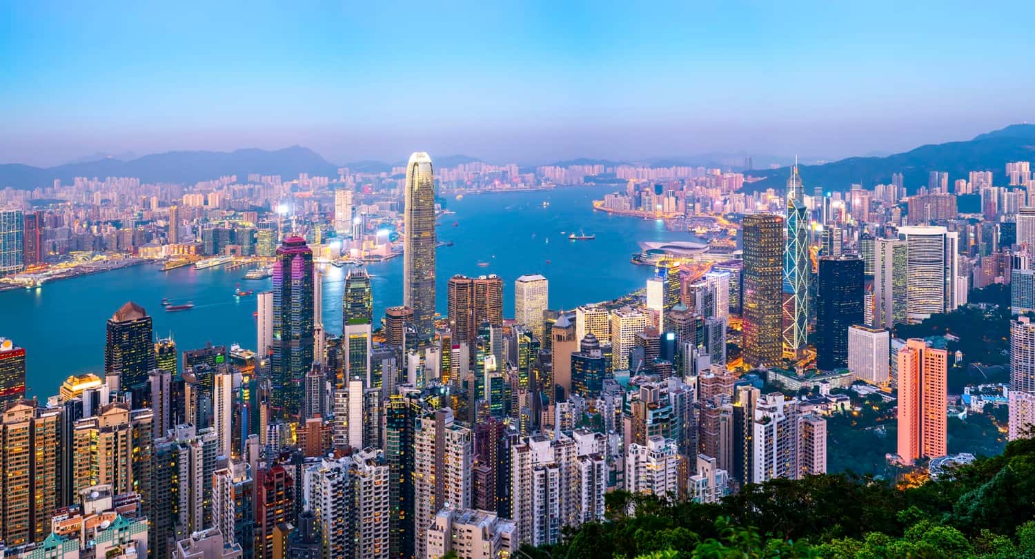 Victoria Peak in Hong Kong