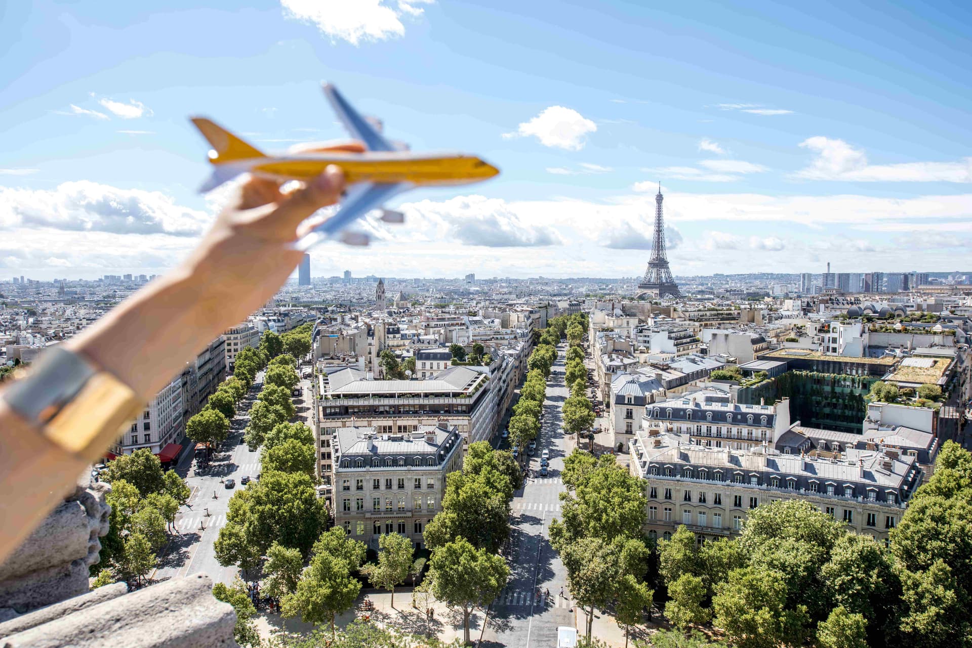 Airplane On The Paris