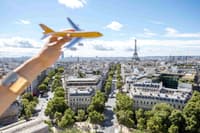 Airplane On The Paris