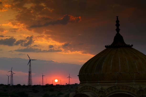 Sunset at Cenotaphs