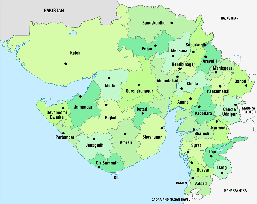 Geography in Gujarat