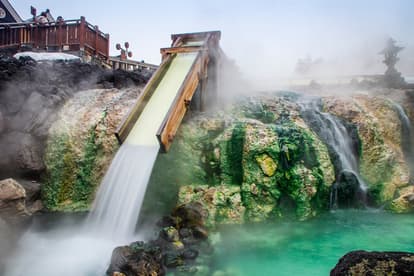 Relax at an Onsen